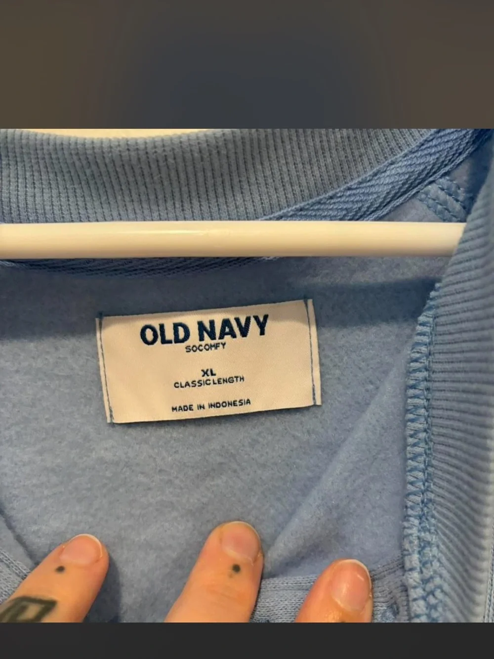 Old Navy So Comfy Blue Pullover Sweatshirt